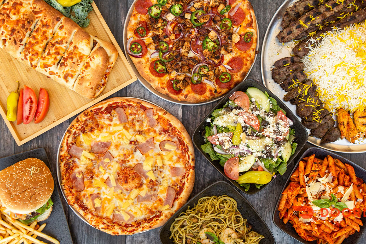 Selection of Goli Menu Items